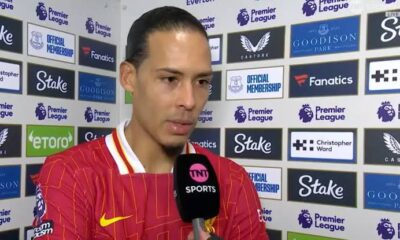 Virgil van Dijk branded ‘salty’ after brutal dig at Everton in post-match interview following late equaliser