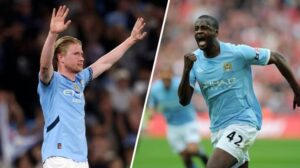 Kevin De Bruyne says Man City currently have a player who is better than Yaya Toure